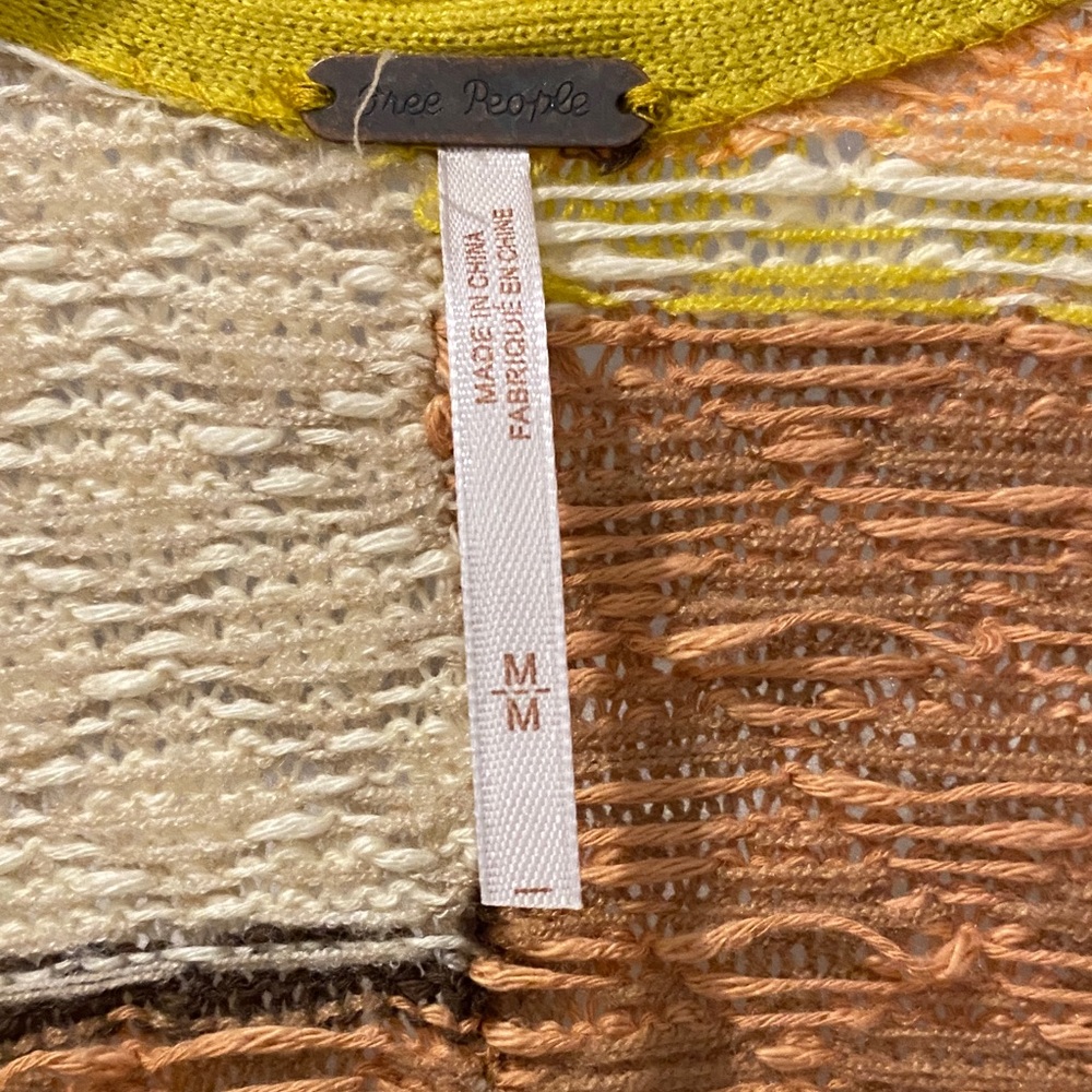 Free People Multicolor Patchwork Cardigan - Picture 4 of 9
